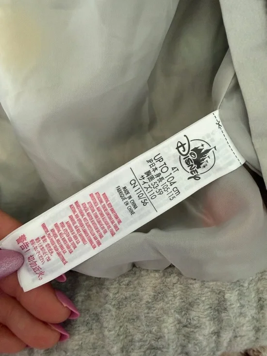 Disney dumbo Gray Polka Dot Kids Bomber Jacket with Colorful Patches - Picture 6 of 6